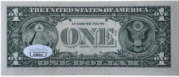 Richard Petty Autographed Dollar Bill (Jsa)