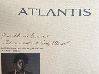 Jean Michel Basquiat & Andy Warhol Coa Signed Numbered By Hand #