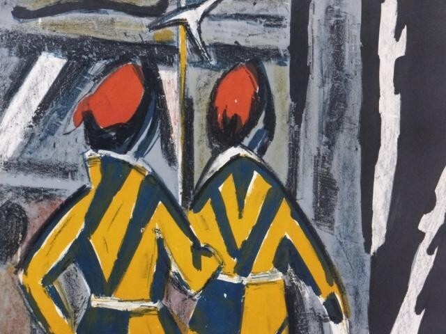 Jean Couty Lithograph, Mourlot Paris Exposition, Signed, France Print Poster