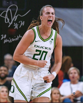 Sabrina Ionescu Autographed/Inscribed 8X10 Photo Oregon Ducks Fanatics