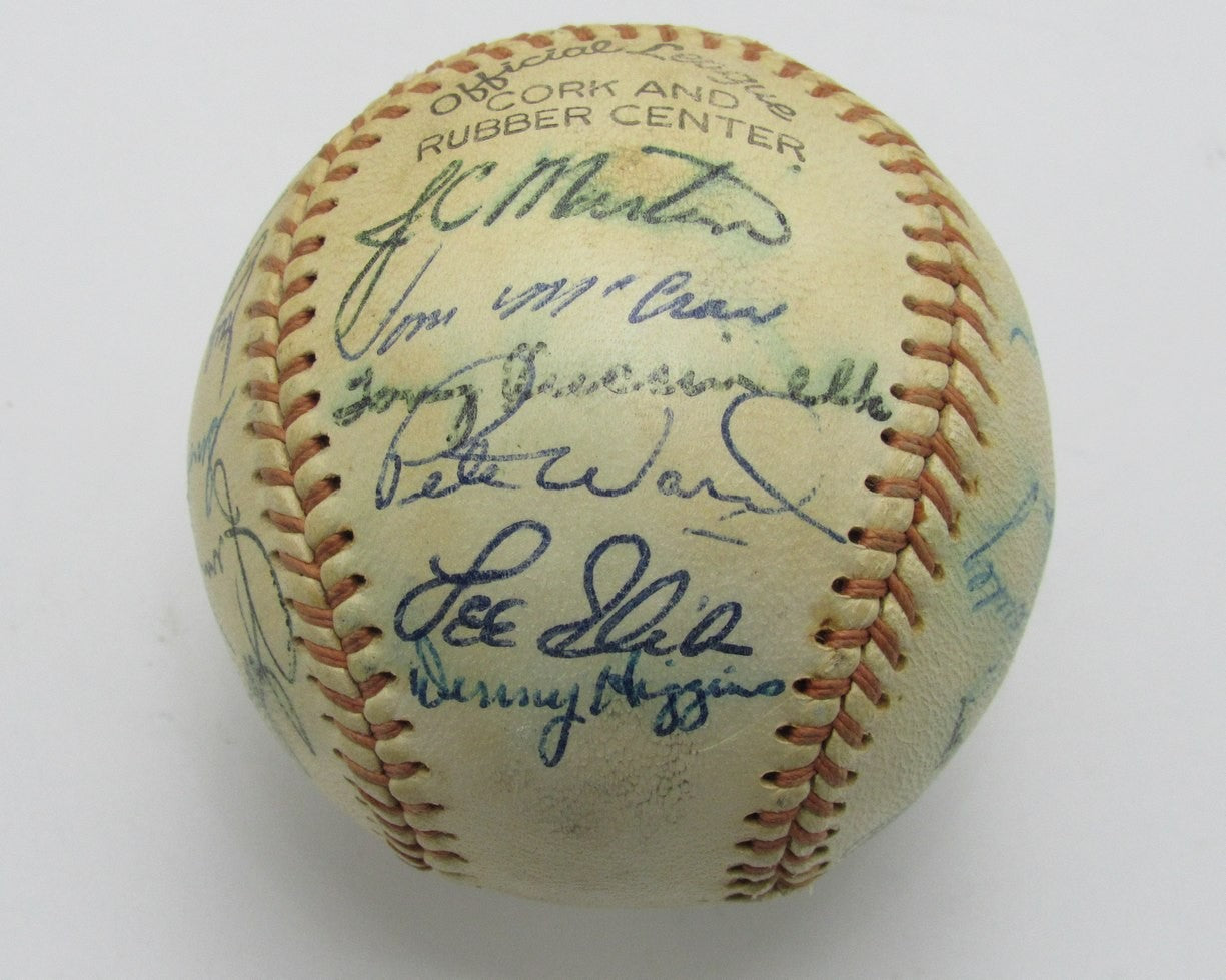 1966 White Sox Team Multi-Signed/Autographed (24) Baseball Wilhelm Hof 196364