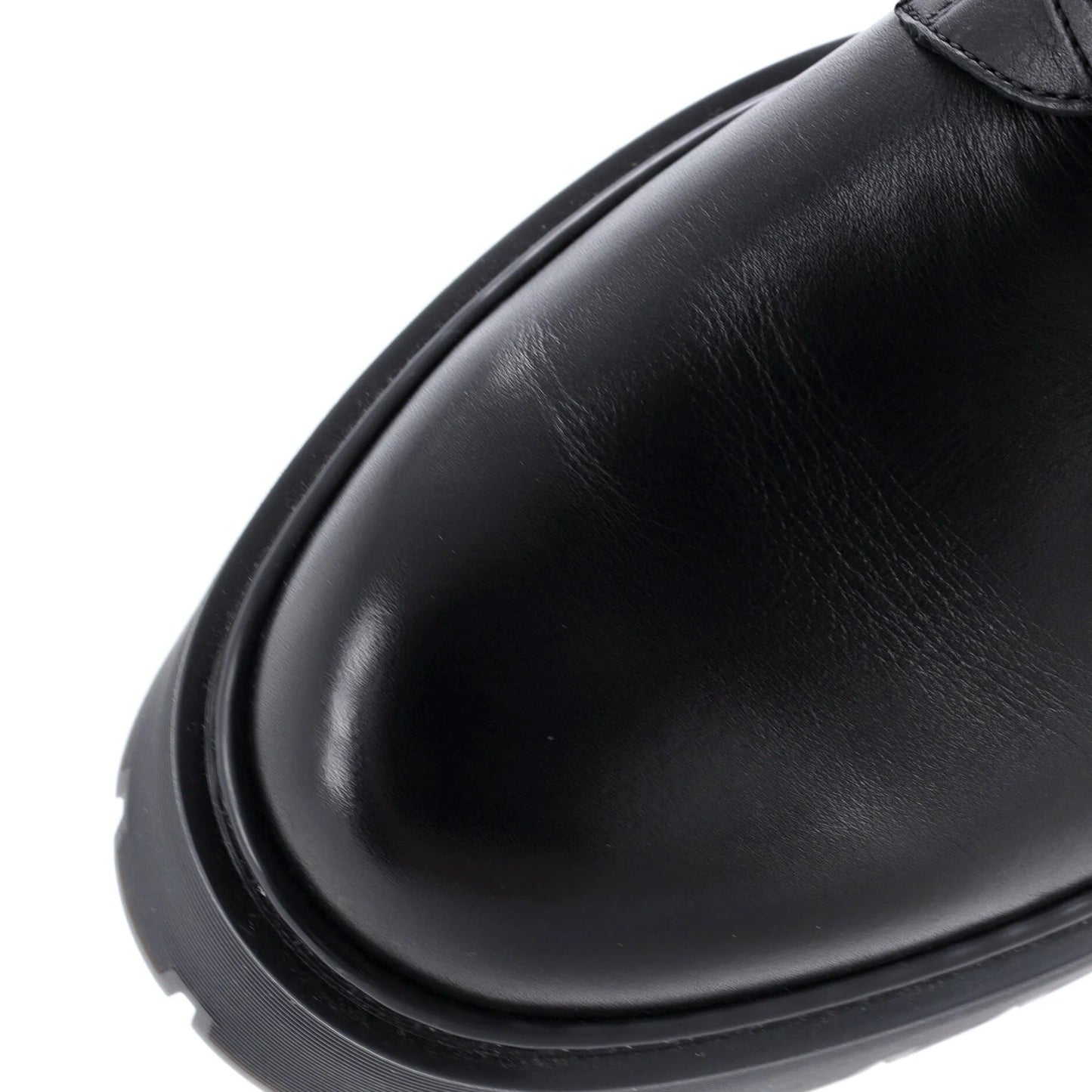 Hermes Men'S Hoodie Ankle Boots Leather