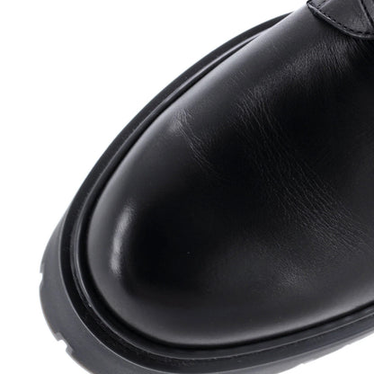 Hermes Men'S Hoodie Ankle Boots Leather