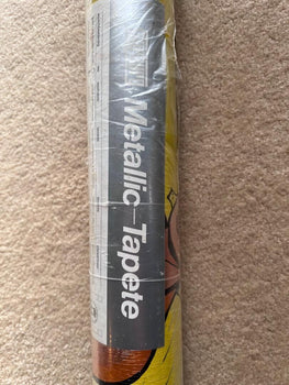 Allen Jones 1972 Original Silkscreen On Wallpaper Metallic Tapete 