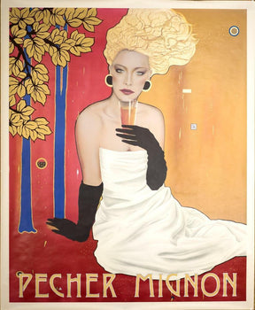 Champagne Pecheur Mignon Razzia Poster Original 1St Printing Serigraphy