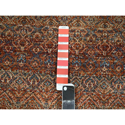 2'7"X10' Red Kohinoor Herat Pattern Soft Wool Hand Knotted Runner Rug