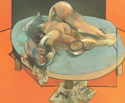 Francis Bacon Figure In A Room " Poster Expressionism Orange