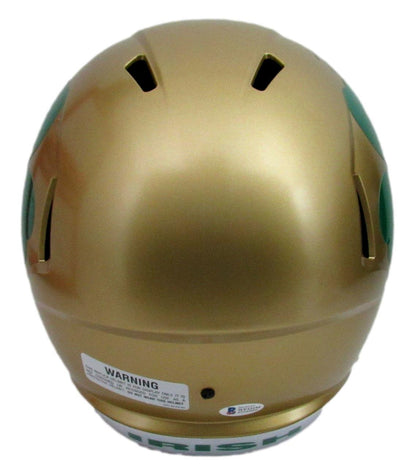 Ian Book Signed/Inscr Notre Dame Gold Full Size