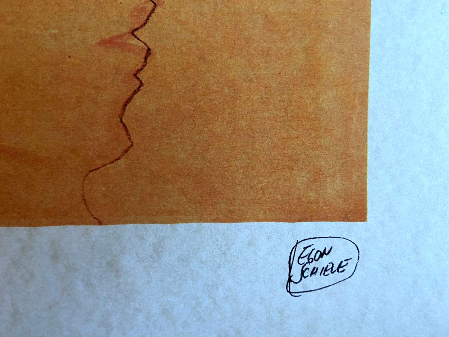 Egon Schiele Lithograph (Edvard Munch Amedeo Modigliani Franz Marc Balthus)