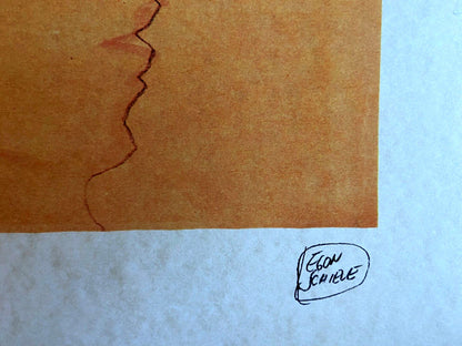 Egon Schiele Lithograph (Edvard Munch Amedeo Modigliani Franz Marc Balthus)
