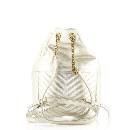 Saint Laurent Joe Backpack Matelasse Chevron Leather