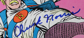 Chuck Norris Autographed Comic Book March 2, 1987 