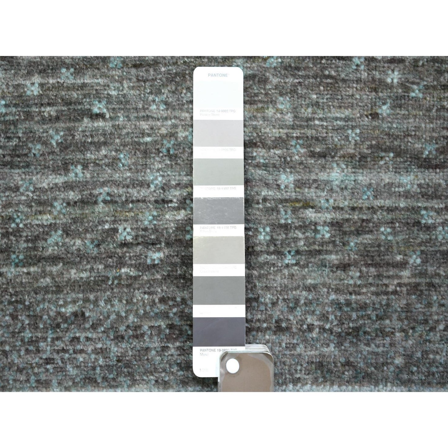 2'8"X7'8" Gray Afghan Kashkuli Gabbeh Design Wool Hand Knotted Runner Rug