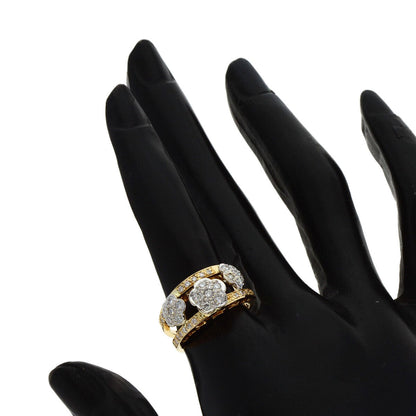 Ponte Vecchio   Ring Diamond K18 Yellow Gold K18