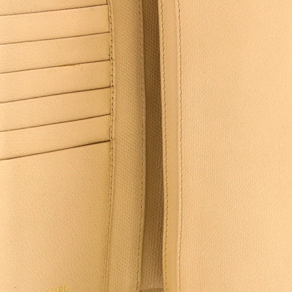Chanel Cc Button Bi-Fold Wallet Leather Long