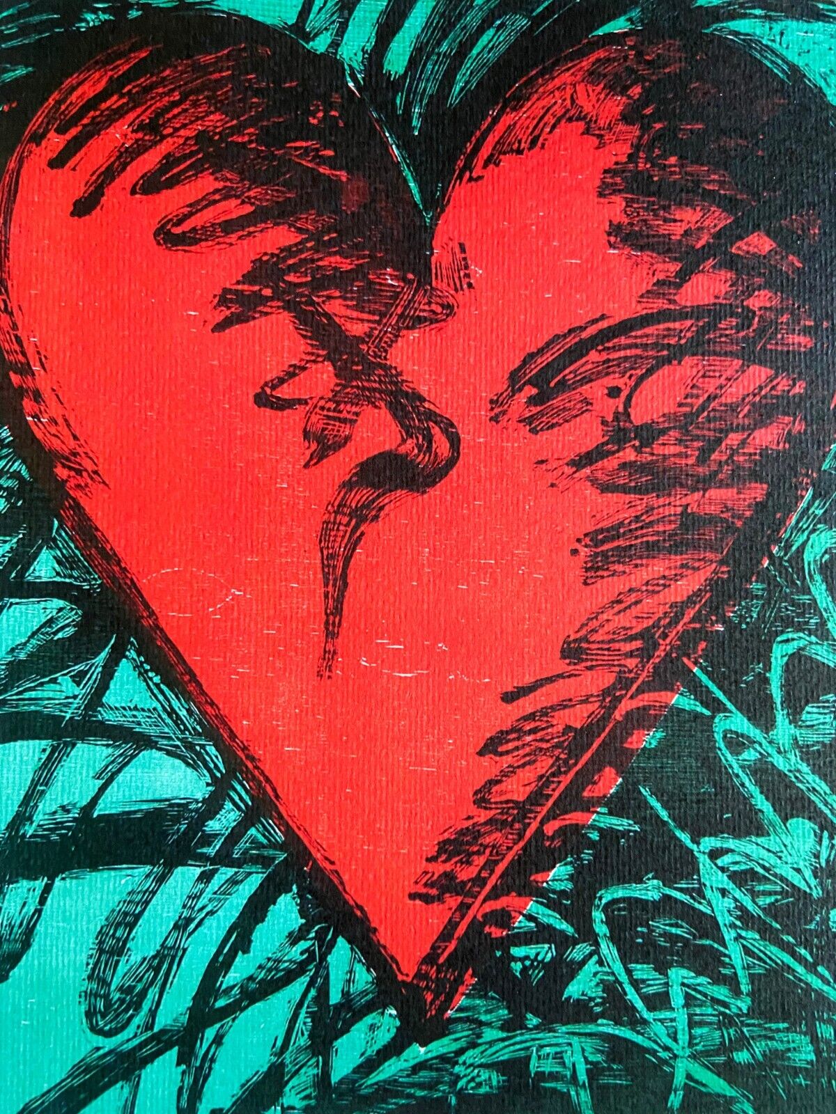 Jim Dine Lithograph Coa Signed Op Numbered