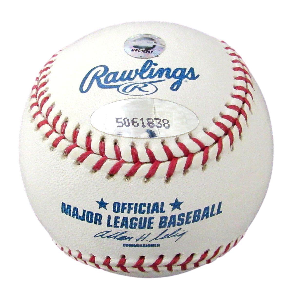 Herb Score Signed/Inscr "Roy 55" Oml Baseball Cleveland Indians Tristar 192321