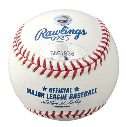 Herb Score Signed/Inscr "Roy 55" Oml Baseball Cleveland Indians Tristar 192321