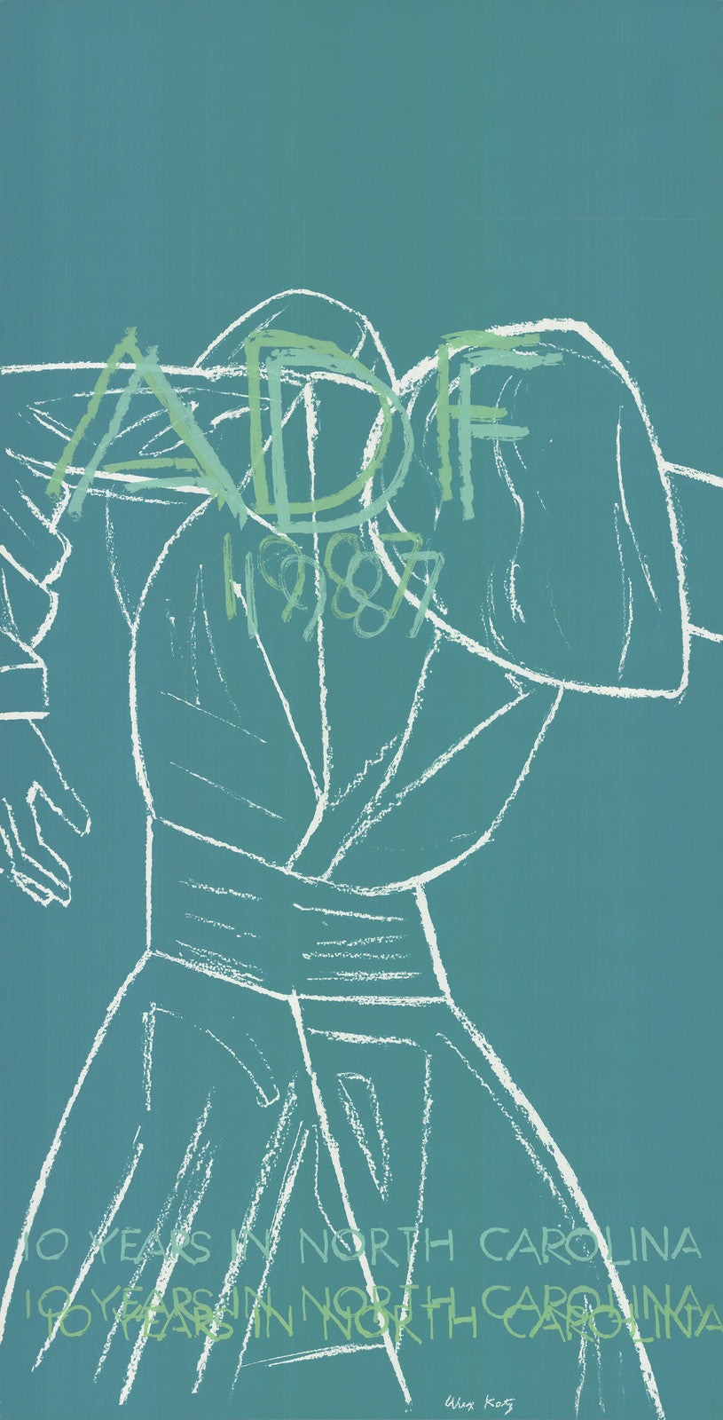 Alex Katz American Dance Festival " Serigraph Pop Art Tur