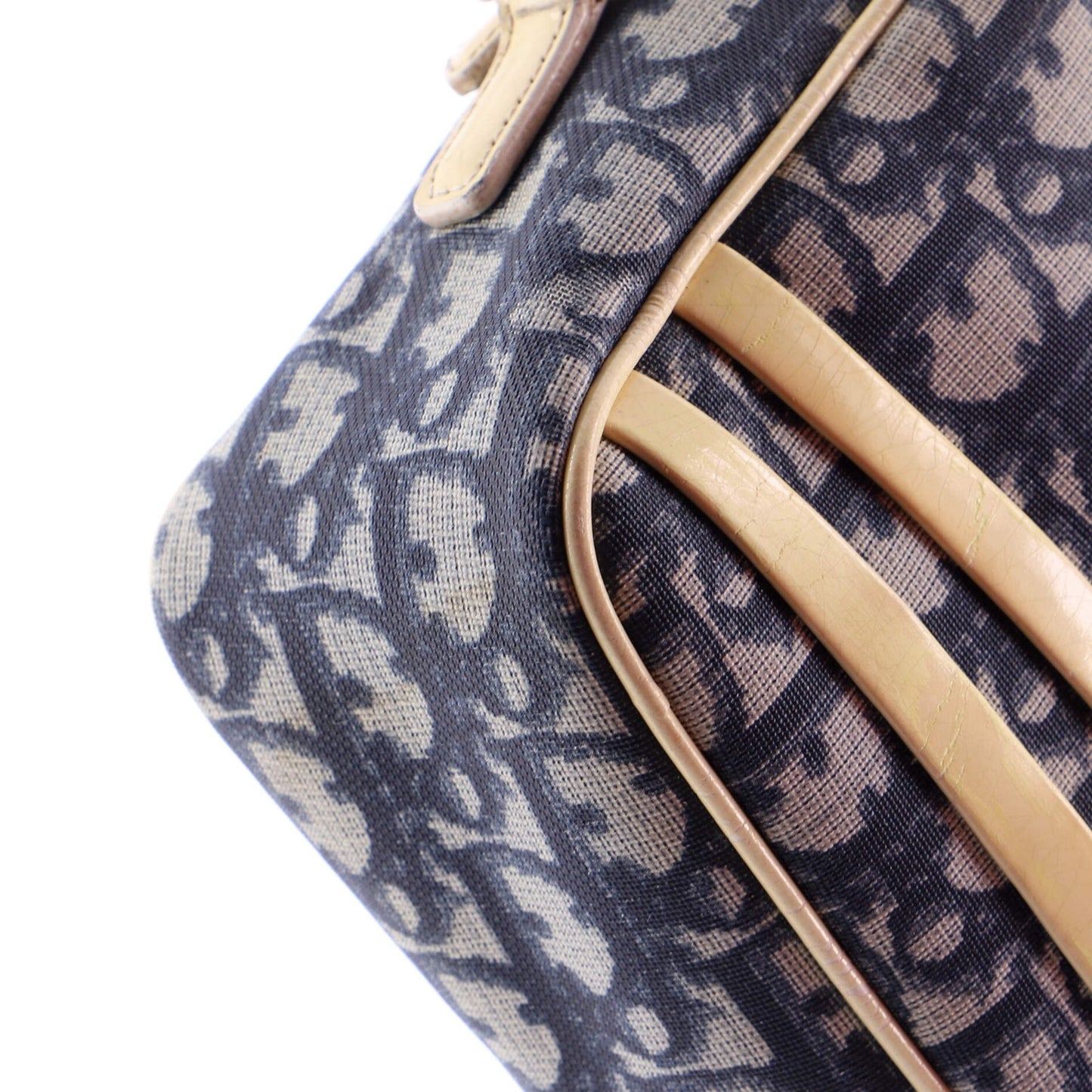 Christian Dior Vintage Crossbody Bag Diorissimo Canvas Medium