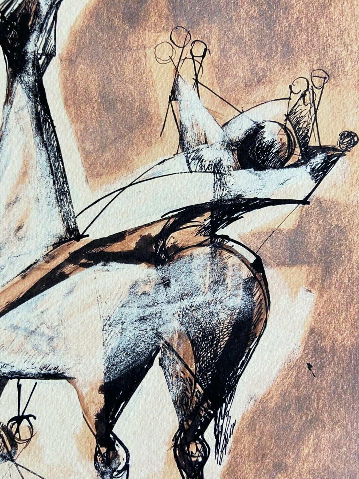 Marino Marini Lithograph Coa - Hand Numbered 175Ex Signature Stamp