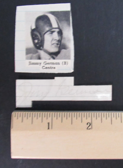 Jimmy German Centre /Washington Redskins Qb