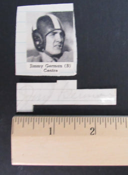 Jimmy German Centre /Washington Redskins Qb