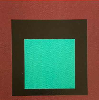 Josef Albers Lithograph Coa Signed Op Numbered 180 Piet Mondrian