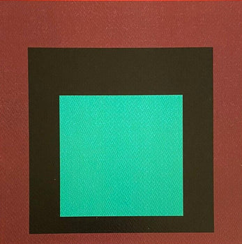 Josef Albers Lithograph Coa Signed Op Numbered 180 Piet Mondrian