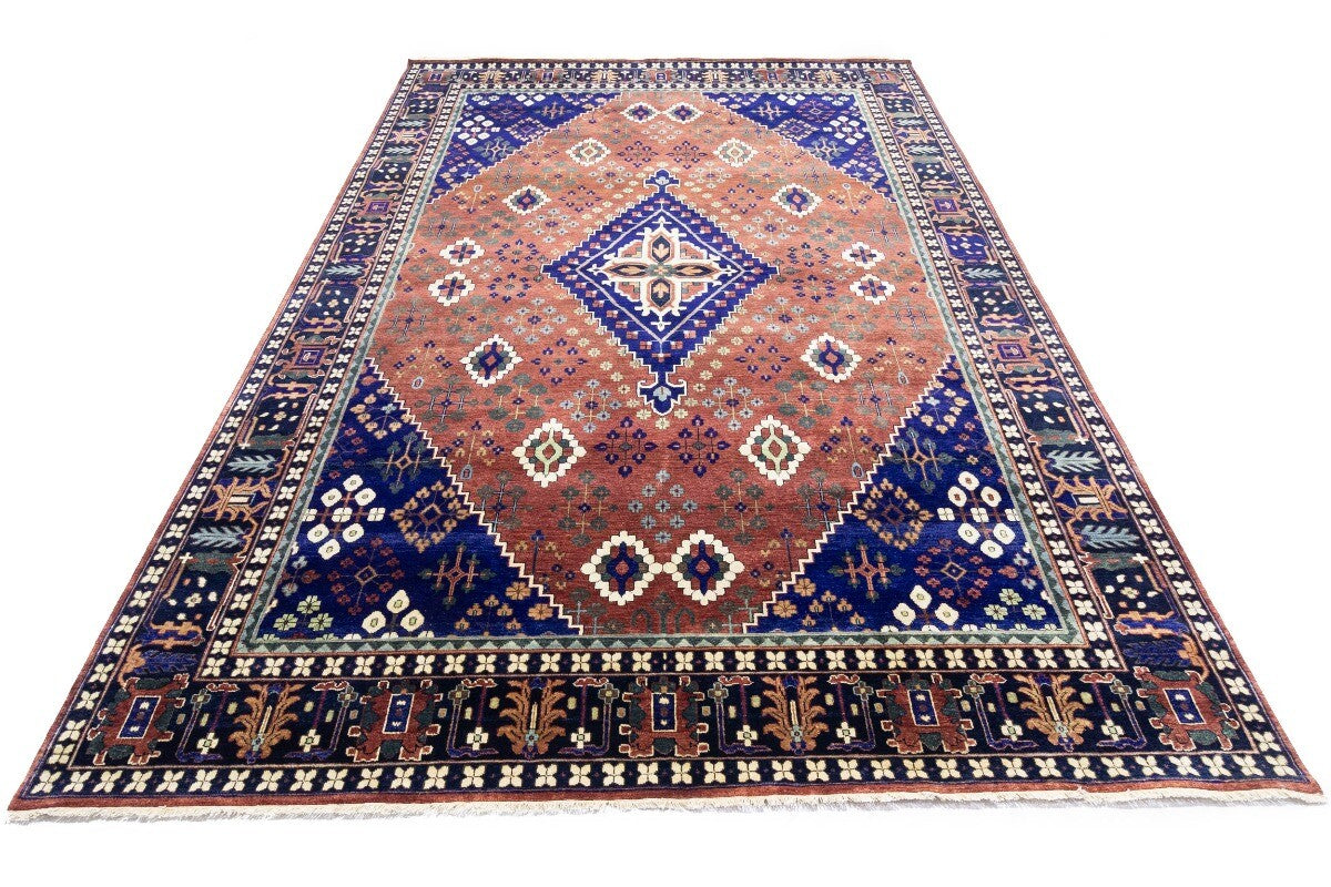 Extra Large Handmade Tribal Geometric Oriental Rug 10X14 ft Bedroom Decor
