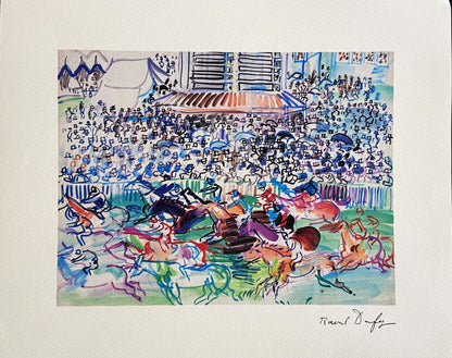 Raoul Dufy, Hand-Signed Limited Coa Lithograph Op