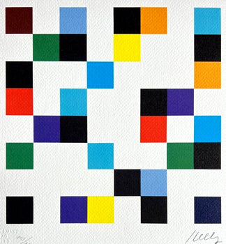 Ellsworth Kelly Lithograph Coa Signed Op Numbered