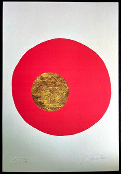 Lucio Fontana Lithograph Coa Signed With Pen