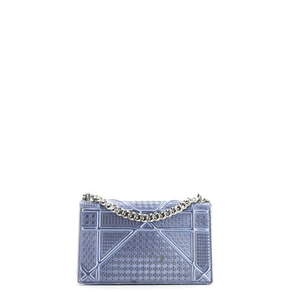 Christian Dior Diorama Flap Bag Cannage Embossed Calfskin Mini