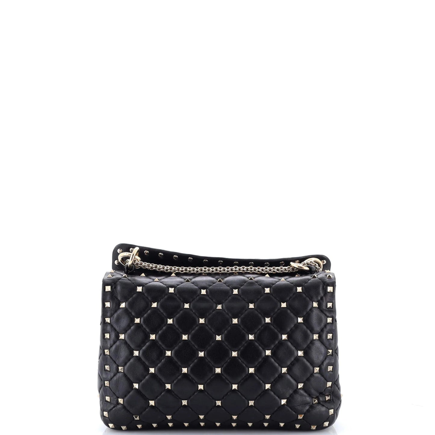 Valentino Garavani Rockstud Spike Flap Bag Quilted Leather Medium