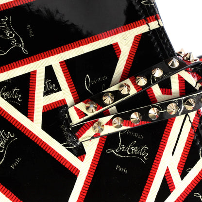 Christian Louboutin Cabata East West Tote Printed Patent Large