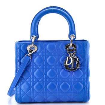 Christian Dior Lady Dior Bag Cannage Quilt Lambskin Medium