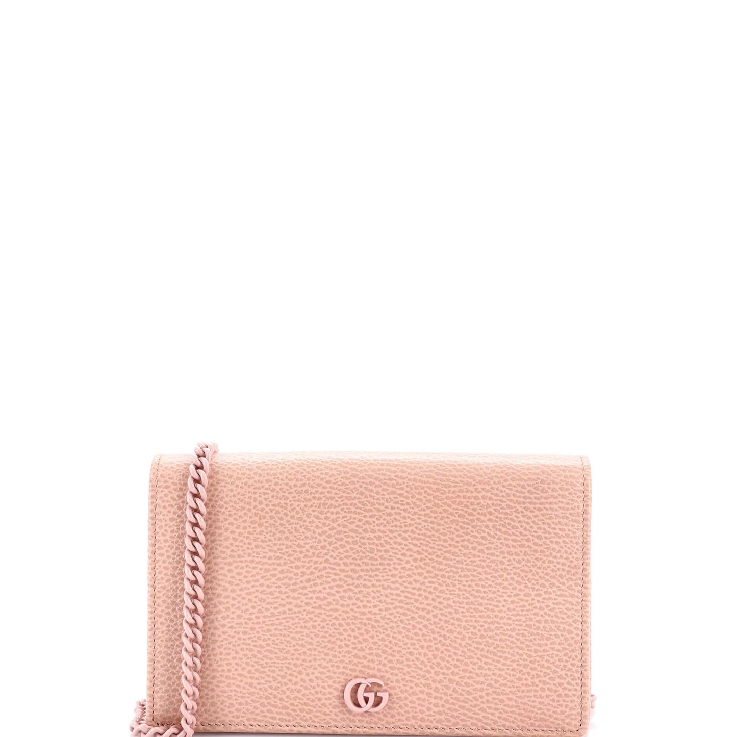 Gucci Petite Gg Marmont Chain Wallet Leather Mini