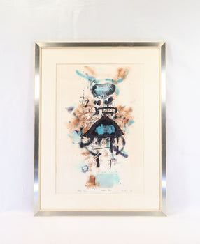 Robert Grieve Lithograph Samurai Theme 1979 Signed Limited 150 Australia