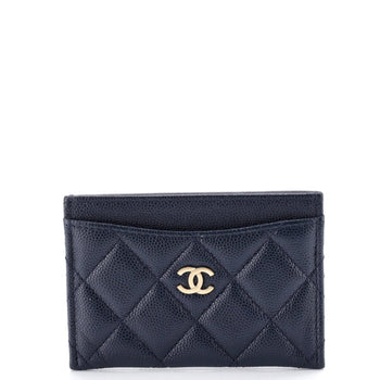 Chanel Classic Card Holder Quilted Caviar