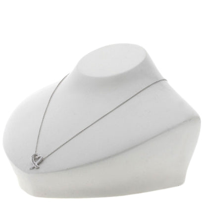 Tiffany&Co. Loving Heart Diamond Necklace K18