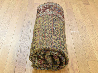 5'1"X9'10" Antique Farsian Bejar Exc Cond Wide Runner Oriental Rug