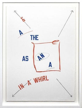 Lawrence Weiner 2008 Original Lithograph On Paper