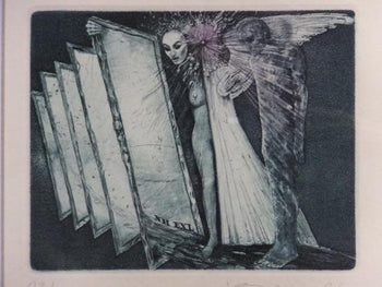 Karel Demel Original Etching Print 
