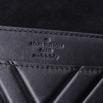 Louis Vuitton Chain Louise Clutch Airy V Leather Gm