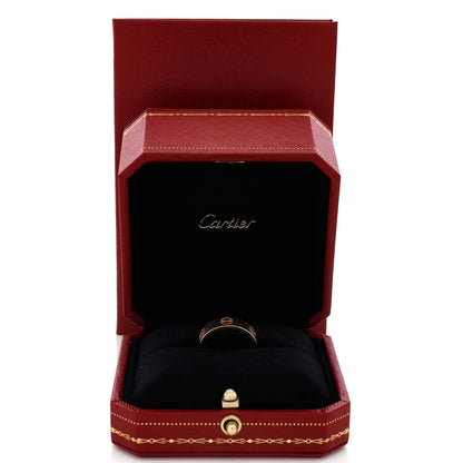 Cartier Love Band Ring 18K Yellow Gold