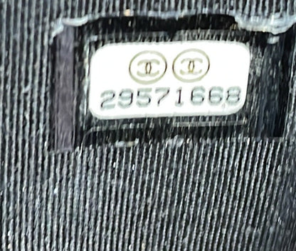 Chanel Boy Card Holder Quilted Caviar