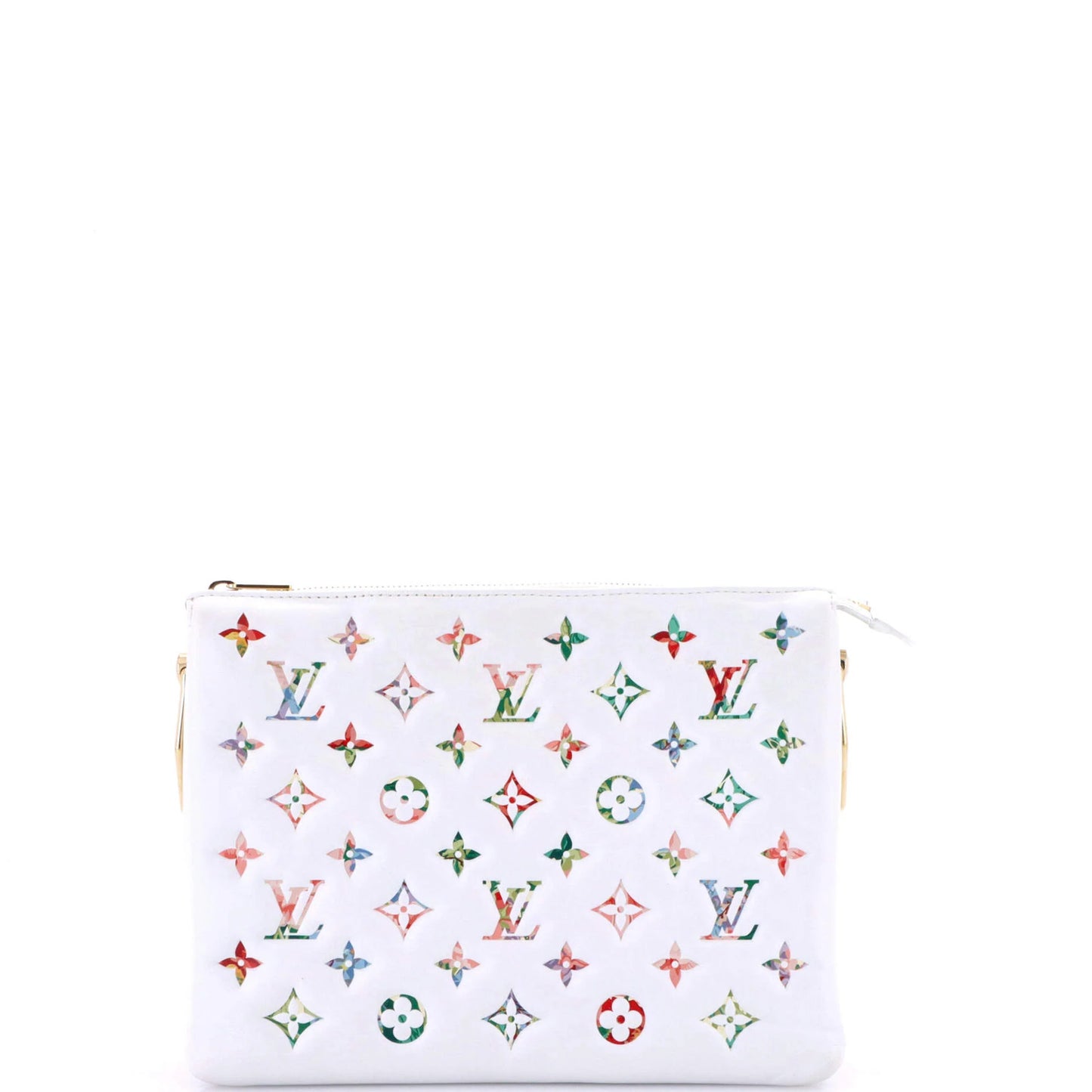 Louis Vuitton Coussin Bag Monogram Flower Embossed Lambskin Pm