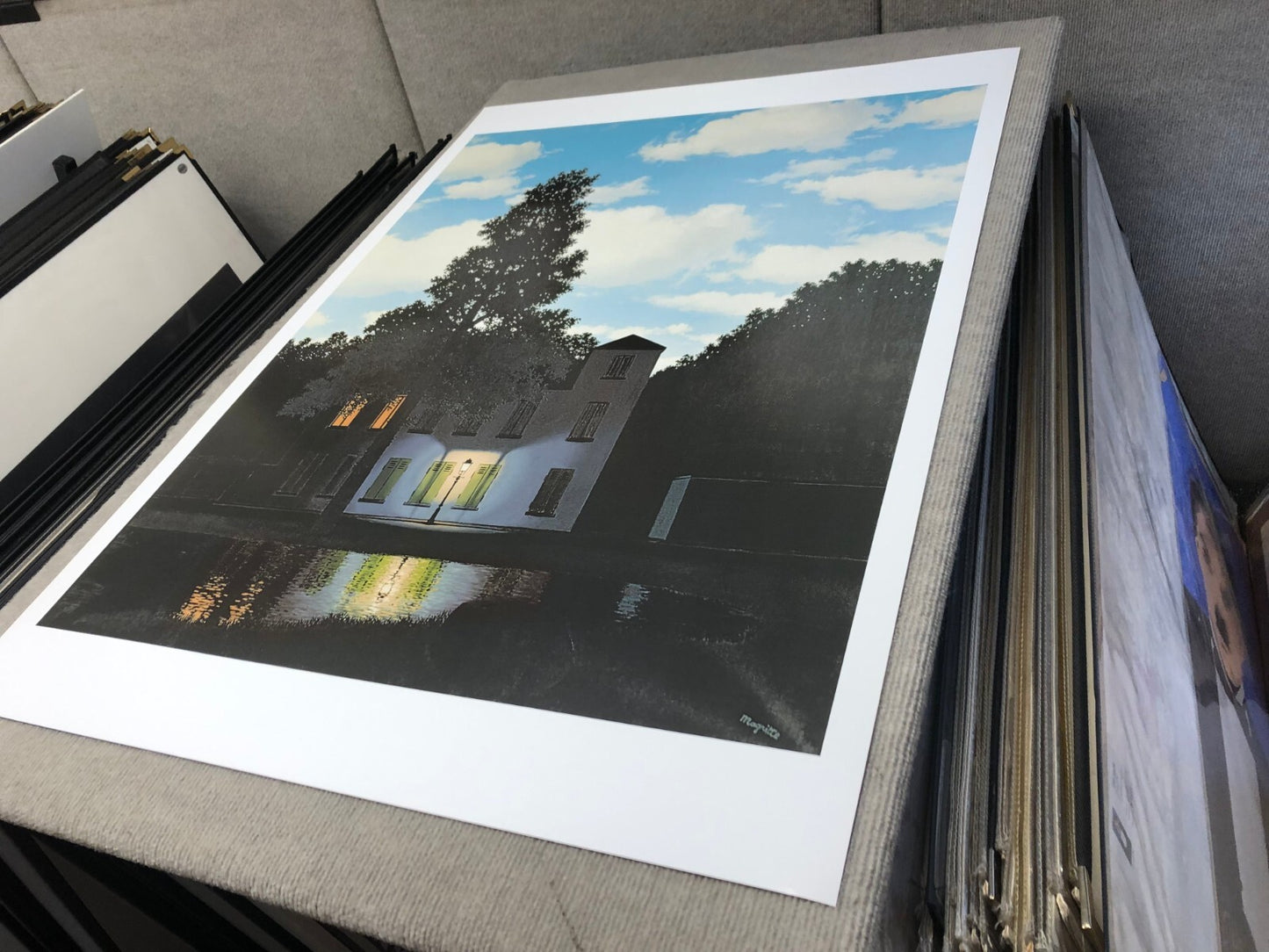 Rene Magritte - L'Empire Des Lumieres - Offset Lithograph