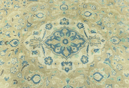 10X13 Ft Antique Stone-Washed Oriental Rug Floral